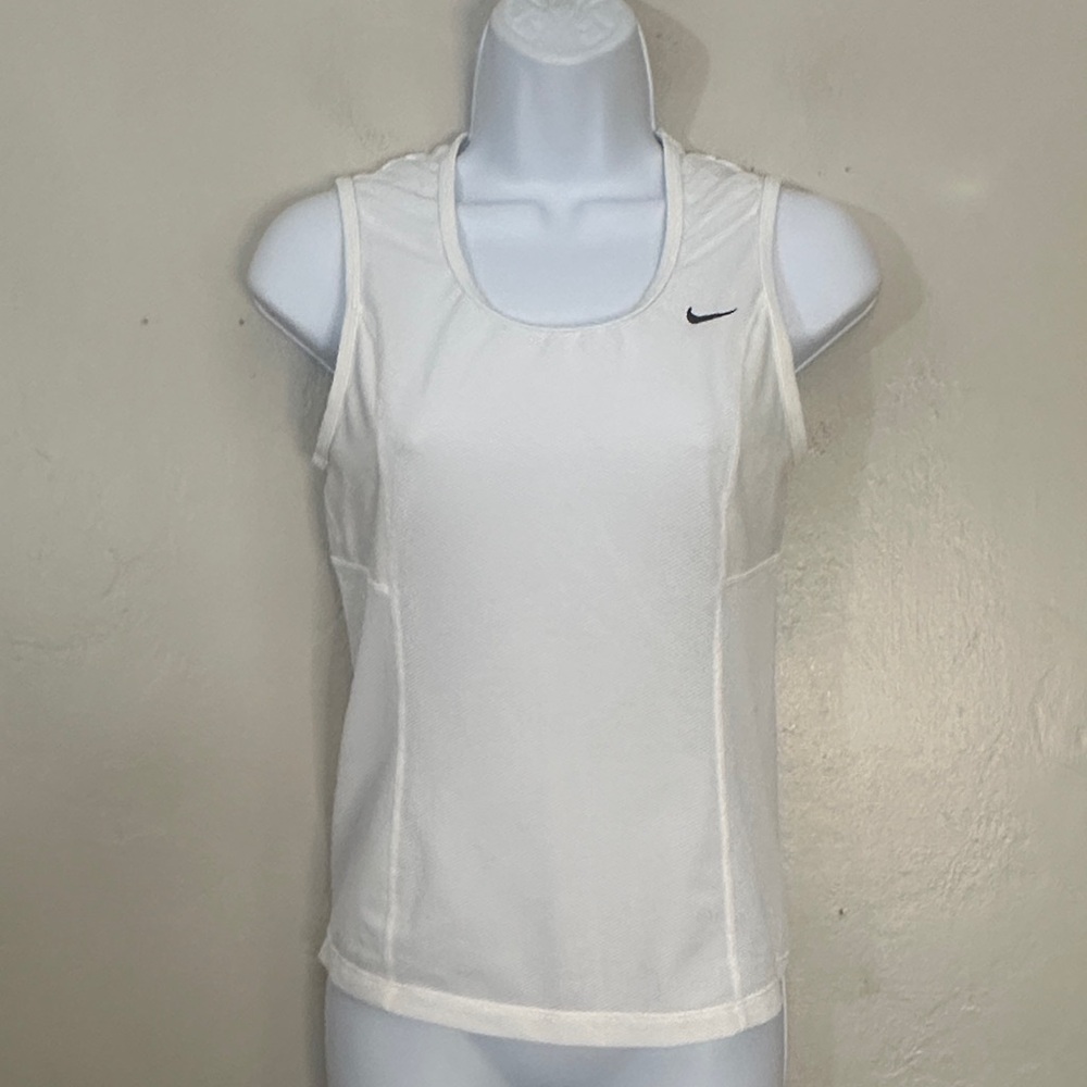 Nike Women's White Athletic Tank Top